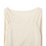 【SET2点】ツイストキャミレイヤードカットソー | earth music&ecology  | 詳細画像23 