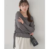 【SET2点】ツイストキャミレイヤードカットソー | earth music&ecology  | 詳細画像3 