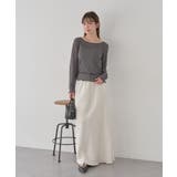 【SET2点】ツイストキャミレイヤードカットソー | earth music&ecology  | 詳細画像6 