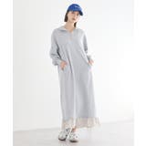 レイヤーヘムワンピース | earth music&ecology  | 詳細画像1 