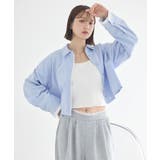 パイピングショートシャツ | earth music&ecology  | 詳細画像2 