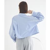 パイピングショートシャツ | earth music&ecology  | 詳細画像4 