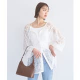 レースフラワーブラウス | earth music&ecology  | 詳細画像5 