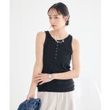 シアーフライスレイヤードタンクトップ | earth music&ecology  | 詳細画像3 