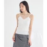 レースリブキャミソール | earth music&ecology  | 詳細画像12 