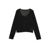 シアーリブカーディガン | earth music&ecology  | 詳細画像30 