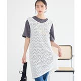 レースギャザーワンピース | earth music&ecology  | 詳細画像2 