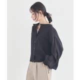 【フード取り外し可能】シアーシャツブルゾン | earth music&ecology  | 詳細画像10 