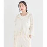 【フード取り外し可能】シアーシャツブルゾン | earth music&ecology  | 詳細画像12 