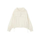 【フード取り外し可能】シアーシャツブルゾン | earth music&ecology  | 詳細画像34 