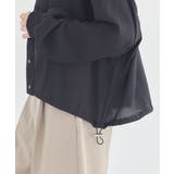 【フード取り外し可能】シアーシャツブルゾン | earth music&ecology  | 詳細画像23 