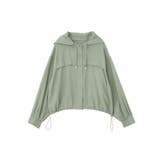 【フード取り外し可能】シアーシャツブルゾン | earth music&ecology  | 詳細画像24 