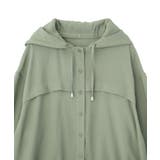 【フード取り外し可能】シアーシャツブルゾン | earth music&ecology  | 詳細画像26 