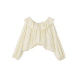 2wayオフショルバルーンヘムフリルブラウス | earth music&ecology  | 詳細画像31 