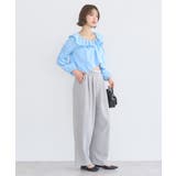 2wayオフショルバルーンヘムフリルブラウス | earth music&ecology  | 詳細画像10 