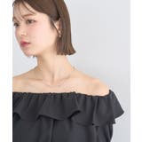 2wayオフショルバルーンヘムフリルブラウス | earth music&ecology  | 詳細画像19 