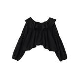 2wayオフショルバルーンヘムフリルブラウス | earth music&ecology  | 詳細画像32 