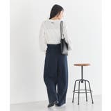 【セットアップ対応】アソートツータックベルトパンツ | earth music&ecology  | 詳細画像7 