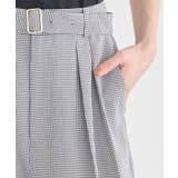 【セットアップ対応】アソートツータックベルトパンツ | earth music&ecology  | 詳細画像22 