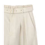 【セットアップ対応】アソートツータックベルトパンツ | earth music&ecology  | 詳細画像28 