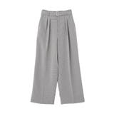 【セットアップ対応】アソートツータックベルトパンツ | earth music&ecology  | 詳細画像37 