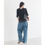 ラインカラーポロニット | earth music&ecology  | 詳細画像8 