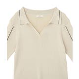 ラインカラーポロニット | earth music&ecology  | 詳細画像24 