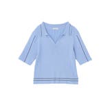 ラインカラーポロニット | earth music&ecology  | 詳細画像29 