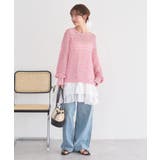 メッシュニットプルオーバー | earth music&ecology  | 詳細画像20 