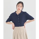 ミニフリルポロカーディガン | earth music&ecology  | 詳細画像10 