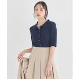 ミニフリルポロカーディガン | earth music&ecology  | 詳細画像9 