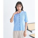 ミニフリルポロカーディガン | earth music&ecology  | 詳細画像14 