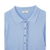 ミニフリルポロカーディガン | earth music&ecology  | 詳細画像20 