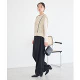 配色ラインMIXニットベスト | earth music&ecology  | 詳細画像13 