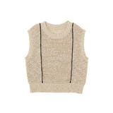 配色ラインMIXニットベスト | earth music&ecology  | 詳細画像28 