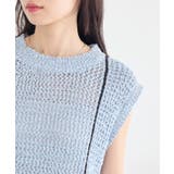 配色ラインMIXニットベスト | earth music&ecology  | 詳細画像19 