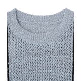 配色ラインMIXニットベスト | earth music&ecology  | 詳細画像22 