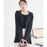 テーラーカラーニットカーディガン | earth music&ecology  | 詳細画像2 