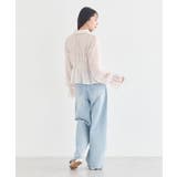 シャーリングストライプシャツ | earth music&ecology  | 詳細画像7 