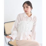 シャーリングストライプシャツ | earth music&ecology  | 詳細画像12 