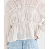 シャーリングストライプシャツ | earth music&ecology  | 詳細画像20 