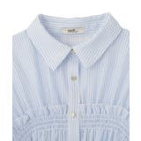 シャーリングストライプシャツ | earth music&ecology  | 詳細画像23 