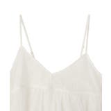 フリンジレースバックリボンキャミ | earth music&ecology  | 詳細画像15 