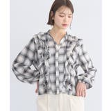 フリルリボンブラウス | earth music&ecology  | 詳細画像12 