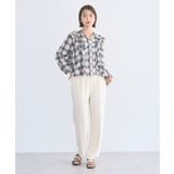 フリルリボンブラウス | earth music&ecology  | 詳細画像16 