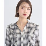 フリルリボンブラウス | earth music&ecology  | 詳細画像19 