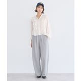 フリルリボンブラウス | earth music&ecology  | 詳細画像9 