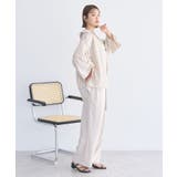 シャーリングスリーブチェックシャツ | earth music&ecology  | 詳細画像10 