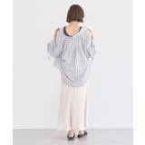 シャーリングスリーブチェックシャツ | earth music&ecology  | 詳細画像16 