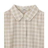 シャーリングスリーブチェックシャツ | earth music&ecology  | 詳細画像20 